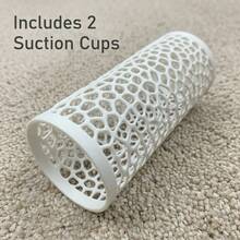 Betta Fish Tunnel With Suction Cup, Glass Aquarium Mesh Resting Pipe Cave, Also Suitable As Hiding Place For Small Reptiles - A - View 19