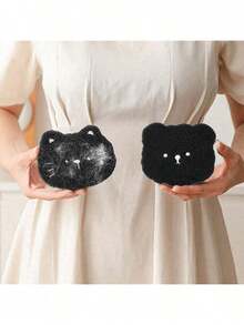 Et Hair Remover 1/2/4pcs - Cute Bear Shape Lint Brush, Reusable & Non-Electric Clothing Cleaner, Reduces Wrinkles & Saves Drying Time, Easily Removes Washer Lint & Pet Hair From Clothes, Sofa, Car Seats & Bedding, Essential Cleaning Supplies For Home - Multiple Styles - View 6