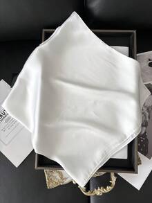 1pc Women's Silk Scarf Shawl Large Square Bandana Beach Towel Headscarf Hair Tie Headwear Clothing Accessories Headband Shawl Bandana Top Headwrap Square Scarf Bandana - Multicolor - View 10