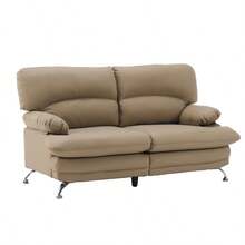 Sofas & Couches - Brown + PU + 2 Seat1 - View 1
