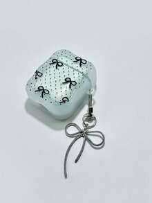 1个粉色蝴蝶结透明TPU耳机保护套，兼容苹果1/2/3、Pro/Pro2保护套 - 彩色 - 查看 7