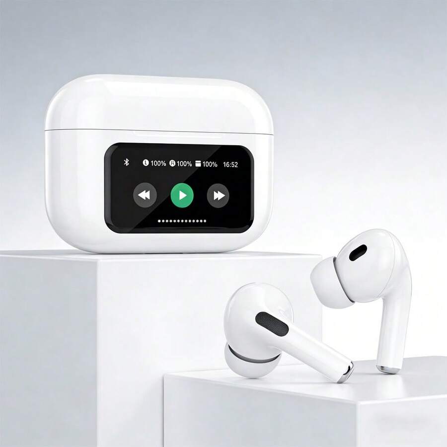 1个无线蓝牙耳机，带LED电量显示，高品质立体声，Hi-Fi音质，通话清晰，兼容系列 - 查看 1