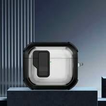 1 Set Transparent Auto-Pop Up Protective Case Compatible With Apple Pro 3rd/4th Gen, 2nd Gen - Multicolor - View 9