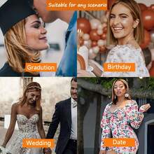 180%密度短款波波头假发，挑染直发蕾丝前假发，金色，13x4透明蕾丝前假发，真人发，427#16英寸 - S4/27 - 查看 8