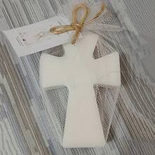 1个极简十字形硅胶蜡烛模具，设计用于制作珠子、汽车香氛、吊坠、肥皂、蜡烛、粘土、水泥工艺品、空气清新剂和环氧树脂浇铸 - 采用耐用硅胶材料制成 - 均碼 - 查看 5