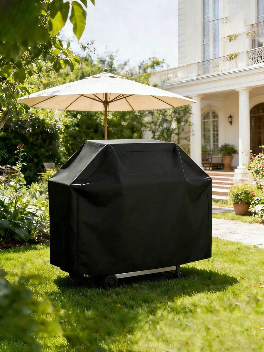 Heavy Duty Waterproof Grill Cover, UV-Resistant And Fade-Proof, All-Weather Protection. Suitable For Charbroil, Nexgrill And Other Brand Grills. Black.