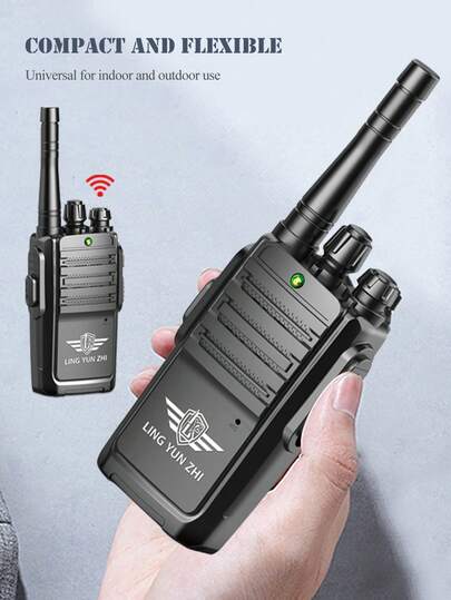 2 piezas Juego de Walkie Talkies para Niños, Comunicación Remota Inalámbrica para Interiores y Exteriores, Juego Educativo, Regalo para Niños y Niñas, Regalo de Cumpleaños (Accesorios Aleatorios, Baterías No Incluidas)