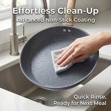 Maifanshi 不粘煎锅，适用于煎饼、煎蛋、煎牛排，适用于电磁炉，无烟炊具 - 查看 3