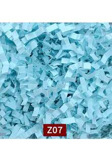 每包50克/100克/450克彩色碎纸，礼品盒填充物，婚礼生日派对装饰 - 皱纹纸屑，多色皱纹纸屑填充物，波浪纸条，拉菲草纸屑，适用于礼品盒、水果篮、节日篮、创意彩蛋装饰、礼品篮内衬、婚礼中心装饰品、生日包装缓冲垫、情人节、新年、伴娘礼物和手工项目 - A - 查看 16