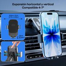 REMAX Soporte de teléfono para coche universal de 4-7 pulgadas, montado en el salpicadero, ajustable en múltiples ángulos, adecuado para iPhone y teléfonos Android, accesorios para coche, esencial para conducir - XK156 - Ver 8