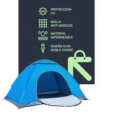Lincky Camping Tents - Blue - View 3