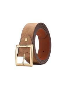 1pc New Buckle PU Leather Belt, Minimalist Casual Unisex Design, Suitable For All Seasons Daily Wear Or Gift - BH1027 - View 3