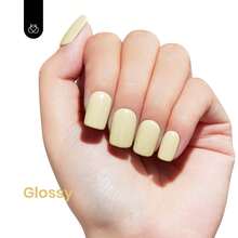 Beetles White Gel Nail Polish -1PC 15ml White Spring Colors Gel Polish - Lemon Cheese - 查看 3