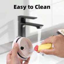 Kit de limpieza reutilizable de vasos compatible con  UpdatedBottle Cleaner con limpiador de cepillo para polvo LStraw y cepillo para polvo de limpieza de tapa de taza para  Cup vasos - amarillo - Ver 6