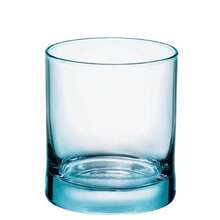 Set Of 6 Lowball Glass Tumblers, 200ml, Colored Green Or Blue - Màu xanh Cadet - Xem 6