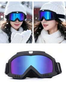 1 Pair Adult Off-Road Motorcycle Goggles, Outdoor Riding Protective Eyewear, Skiing Goggles, Snowmobile Goggles - Multicolor - View 5