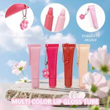 1pc 15ml Refillable Lip Gloss Tube - Fashionable Squeeze Soft Tube With Twist Cap, Ideal For Lip Gloss Dispense And Application, Travel Essential, Portable, Stylish Lip Gloss, Plastic Soft Tube, Lip Gloss Refill - Multicolor - View 3