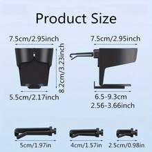 车载空调出风口杯架，多功能饮料架，通用型车载杯架/烟灰缸支架 - 杯架 - 查看 4