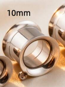 2 chiếc khuyên tai giãn lỗ bằng thép titan thời trang, không gây dị ứng, chống thấm nước, chống oxy hóa, dành cho cả nam và nữ, trang sức tự làm, quà tặng. - Nhiều màu - Xem 9