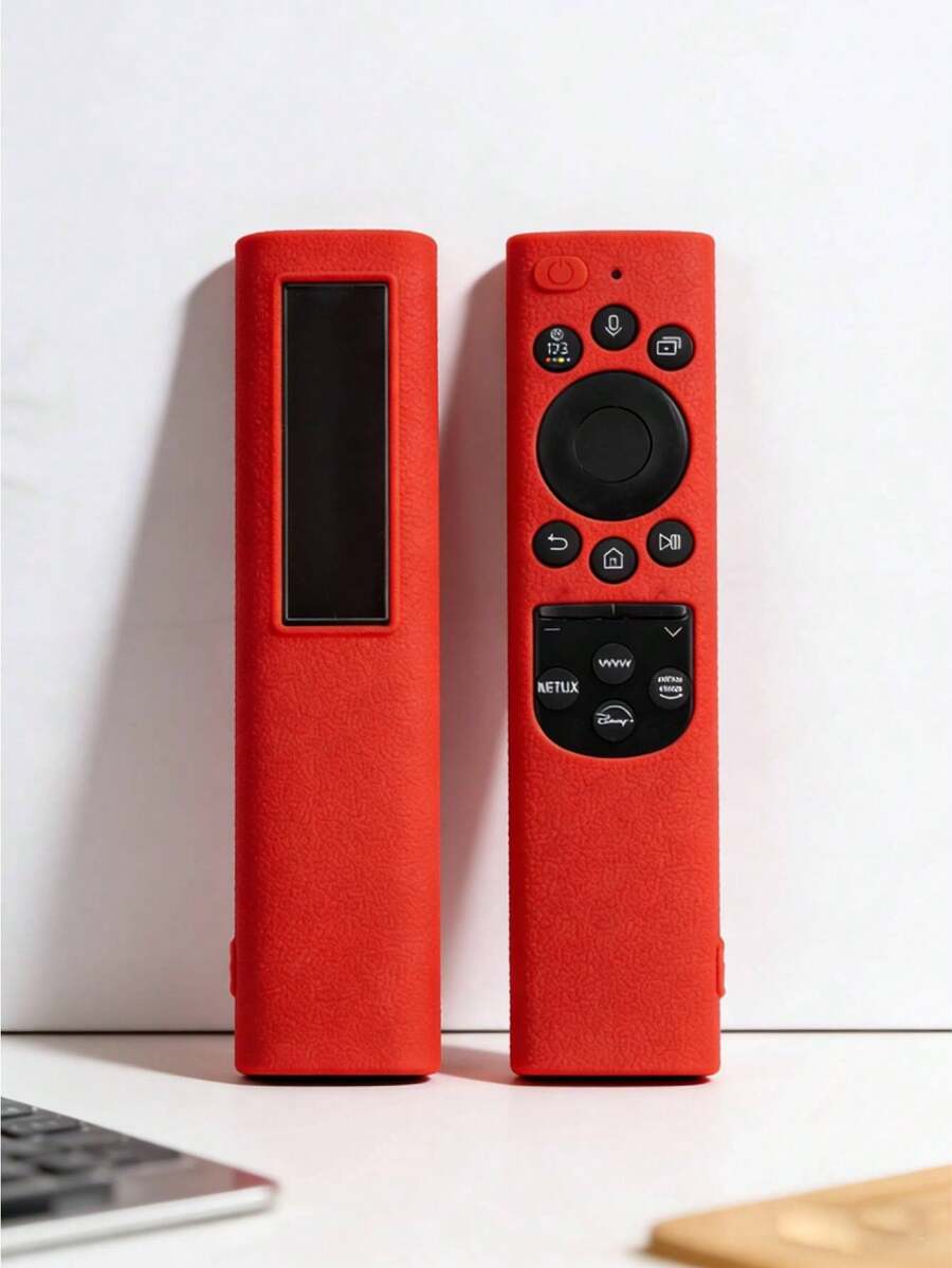Thích hợp để làm vỏ bọc điều khiển từ xa TV, tương thích với vỏ bảo vệ silicon chống bụi và chống sốc BN59-01385A, bao gồm - ốp lưng silicon - Xem 1