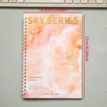 A5 Spiral Notebook 40 Sheets, Lined Pages, Office Supplies Writing Journal, Student Learning Notebook, Hardcover Notebook With Foil Cover - A5 - View 11