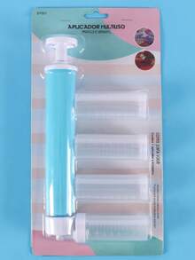 1 Set Manual Cake Decorating Spray Gun, DIY Baking Cake Spray Pump Decorating Tool, Cake Spray Gun Kit, Suitable For Kitchen Cupcake Dessert Decoration - Multicolor - View 9