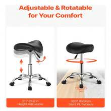 Salon & Spa Stools - Black - View 8