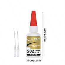 High Viscosity Quick Drying Adhesive, Universal Glue For Metal, Plastic, Ceramic - Brown - View 9