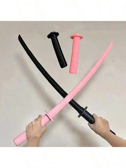 1件 2026复活节礼物 3D打印可伸缩武士刀，病毒式重力弹出刀，减压指尖玩具，新款热门产品