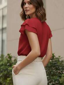 Elegant Women's Blouse - 查看 2
