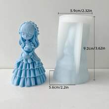 Aromatherapy Plaster Doll Figurine Mold Epoxy Resin Mold DIY Doll Photo Prop Candle Mold For Handmade Gifts Home Decor - Baby - View 5