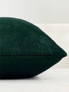 1/2 vỏ gối trang trí 18x18 inch, vỏ gối vuông mềm mại bằng nhung trang trí cho ghế sofa, giường, xe hơi. - Màu xanh lá cây đậm - Xem 5