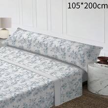 Juego De Sábanas De 3 Piezas With Estampado Floral Elegante(Microfibra) - Suave Y Transpirable For Cama Matrimonial - Design Classic Versátil Ideal For Decoración De Dormitorio - 多色 1 - 查看 2