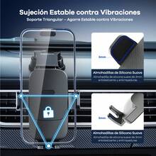 REMAX Soporte universal para teléfono de coche, montaje en el salpicadero, soporte ajustable para teléfono de varios ángulos, se adapta a teléfonos de 4 a 7 pulgadas, compatible con iPhone y Android, accesorios para automóviles, esencial para conducir - XK157 - Ver 6