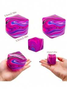 1pc New Nee-Doh Rotating Ice Cube Stress Relief Ice Cube Candy - Birthday Gift - Christmas Gift - Perfect Gift - Collection Display - Hobby Collector - Squeeze - Multicolor - View 3