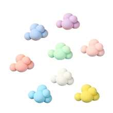 12 piezas Accesorios para jaula de hámster con forma de nube de colores, incluyendo plataforma de escalada y escalera - Diseño de múltiples capas adecuado para hámsters, lagartos, arañas y otras mascotas pequeñas, marco de escalada decorativo para terrario de vidrio, agregando diversión de escalada y escondite a la jaula - Ver 10