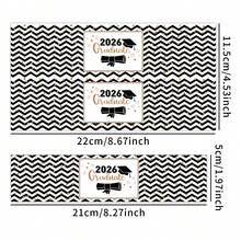 20pcs/10sheets 2026 Graduation Water Bottle Labels, Graduation Water Bottle Wrapper Stickers, Congrats Grad Bottle Labels For Graduation Party Decor, Party Favor - Multicolor - View 2