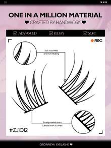 10 filas de pestañas individuales de estilo elfo con rizo C, pestañas postizas lujosas y esponjosas, kit de extensión de pestañas con aspecto natural para un look de anime, perfecto para maquillaje diario y de cita, maquillaje de larga duración para chicas, realza tu encanto, exquisito, para principiantes en la autoapliación - C - Ver 3