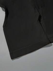 1Pc Women High Waist Shapewear For Tummy Control, Hip Lifting, Postpartum Recovery - Lace Trim Waist Trainer Body Shapers Gym Accessories Belly Slimming Girdles, Lumbar Girdles Belly Slimming Corset - 黑色 - 查看 6