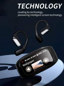 Auricolari senza fili Bluetooth Acer OHR545, design con gancio per l'orecchio e schermo, custodia di ricarica, cancellazione del rumore, audio Dolby, bassi profondi, vestibilità comoda, adatti per sport, corsa, ciclismo, fitness e compatibili con smartphone e tablet. - Tagli Unica - Visualizzare 2