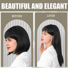 Straight Clip In Hair Extensions Real Human Hair 8Pcs Remy Human Hair Clip Ins For Women Natural Soft Human Hair 100g 22inch #1B Natural Black - Natural Black - 查看 3