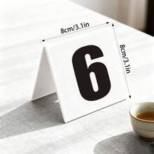 OUTANA Biển hiệu trưng bày dọc bằng acrylic tối giản, phù hợp cho gia đình, đám cưới, tiệc sinh nhật, quán cà phê, quán bar, có 3 kiểu dáng. - FZBJ001 - Xem 9