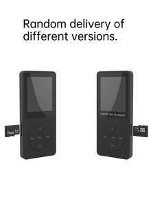 1个便携式MP3/MP4音乐播放器，带1.8英寸屏幕和4GB存储卡 - 黑色 - 查看 4