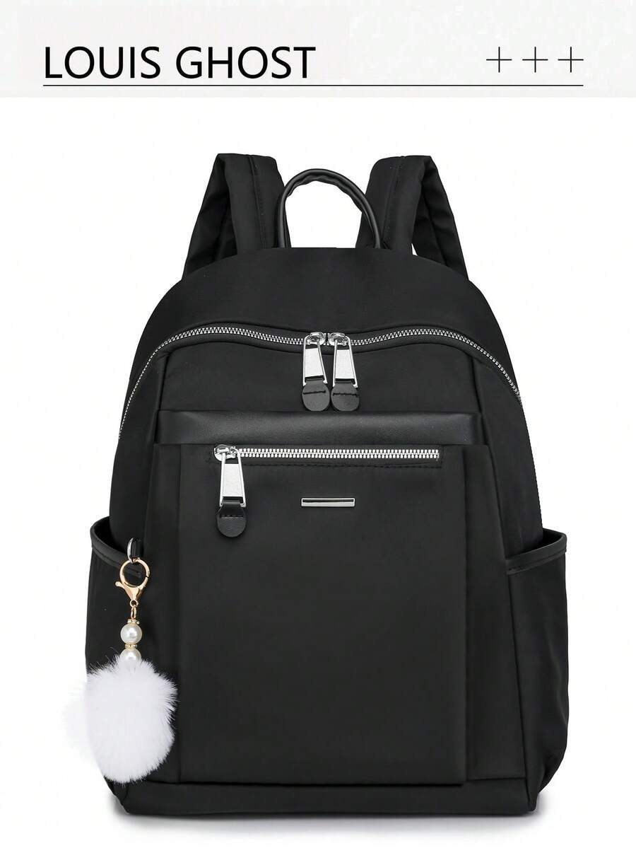 Mochila de mujer de gran capacidad con estilo retro de moda, adecuada para ir al trabajo, viajar, hacer compras, como regalo