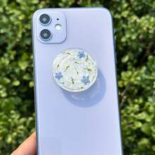 Transparent Forget Me Not Flower Phone Stand Grip Expandable Desktop Stand Grip Ring Stand Compatible With IPhone Compatible With Samsung Android Phone Case Grip Socket Stand Girl Gift - Multicolor - View 5
