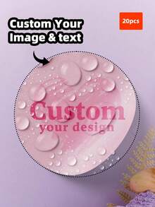 240pcs Customizable Labels - Customizable Text & Image Stickers, Customized Thank You Labels, No Ironing Needed, Decorative, Vibrant Colors, Ideal Gift For Men, Women, Family, Friends, Son, Daughter, Suitable For Anniversary, Birthday, Home, Halloween, Christmas, Christmas Decoration, Multi-Purpose Decoration, Housewarming And More Occasions - White - View 98