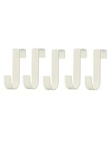 5pcs Metal Hooks, Simple Over-The-Door Hooks, Desk Drawer Shelf Cabinet Door Hanging Hooks, Rotatable And Compatible With Doors And Cabinet Doors. Cabinet Door Back Hanging Rack Without Drilling. Home & Living Supplies, Convenient And Practical, Storage & Organization Products, Convenient And Practical - Multicolor - View 9
