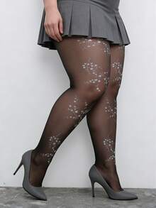 Quần tất nữ in họa tiết bóng, quần tất mỏng không đường may, tất da chân gợi cảm, tất đen quyến rũ. - Nhiều màu - Xem 5