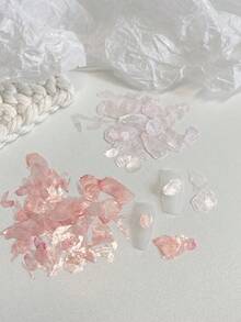 1 paquete de escamas de concha natural ultrafinas y escamas de mica, decoraciones de arte de uñas, accesorios de uñas DIY coreanos - Multicolor - Ver 3