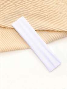 1条时尚布艺发带，百搭日常佩戴，适合狂欢节、妇女节等场合，可作发饰、校园/大学运动发带、优雅围巾、柔软头巾，秋冬假日装扮，夏季沙滩发带 - 彩色 - 查看 9